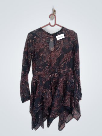 Blouse with Paisley Pattern