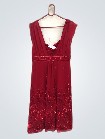 Changes Red Sequined Dress