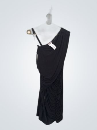 Black Asymmetrical Dress
