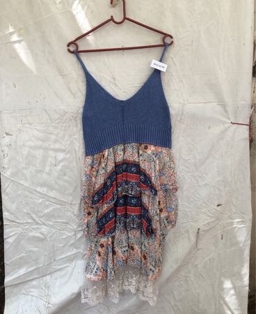 Miss Carla Blue Floral Dress