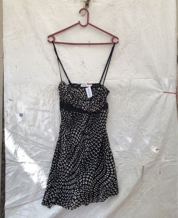 Black and White Spotted Dress