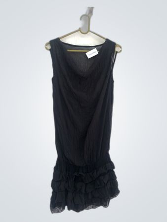 Black Ruffled Dress
