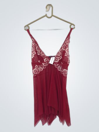 ADOME Red Lace Babydoll