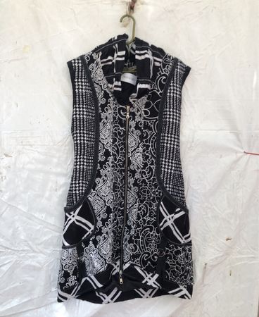 Black and White Patterned Dress