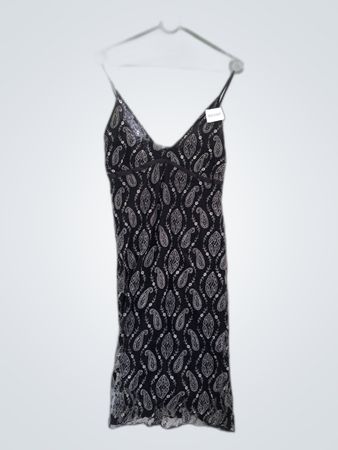 Black Paisley Dress