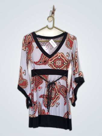Blouse with Paisley Pattern