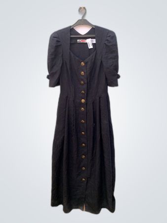 Alphorn Vintage Black Dress