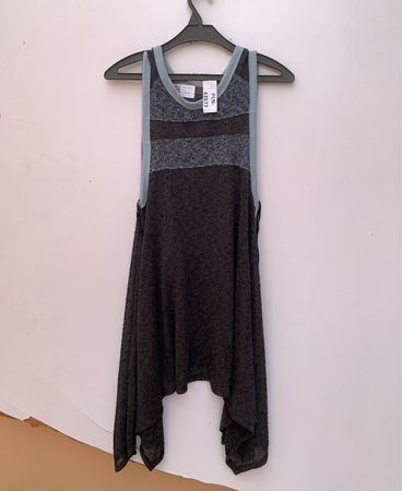 WE THE FREE Gray and Blue Tank Top