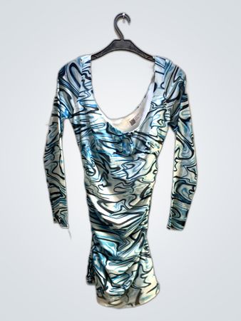 Blue Swirl Dress