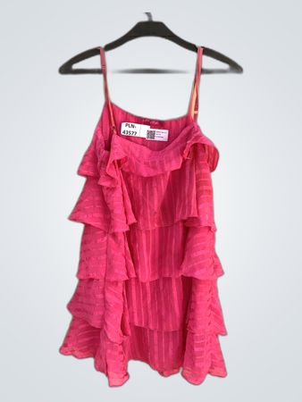 Pink Ruffled Dress