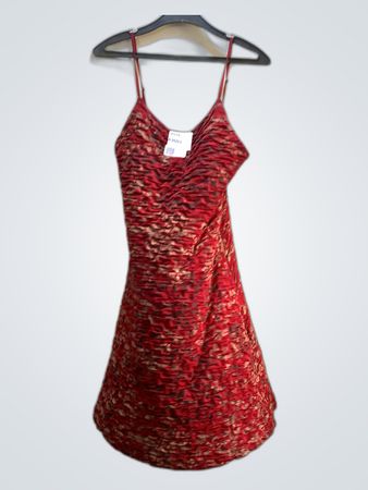 Red Patterned Dress