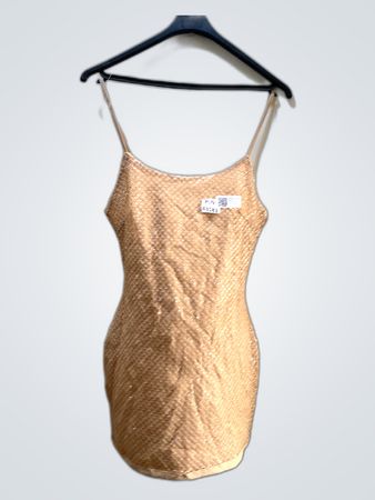 Gold Sequined Dress