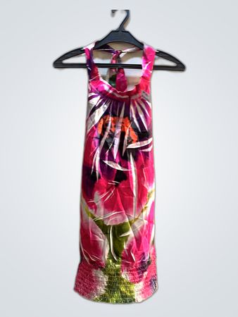 Freeway Floral Halter Neck Dress