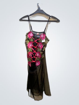 Schabel Black Floral Dress