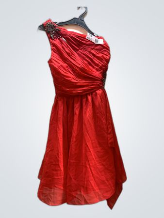 Red One-Shoulder Dress