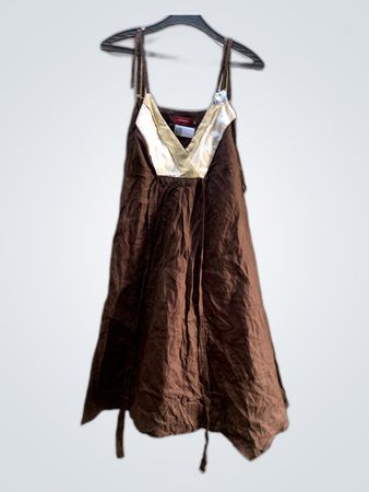 Autograf Brown Spaghetti Strap Dress