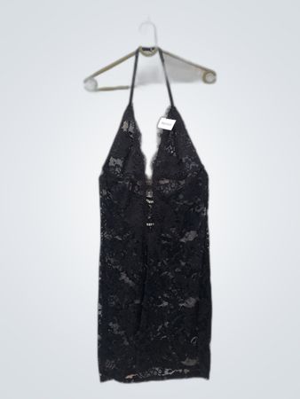 Unbranded Black Lace Mini Dress
