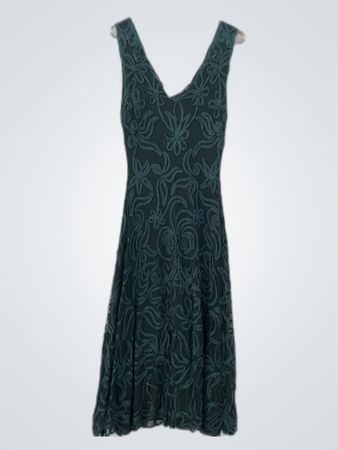 Green Floral Dress