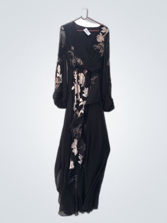 Black Floral Jumpsuit