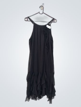 Black Ruffled Dress