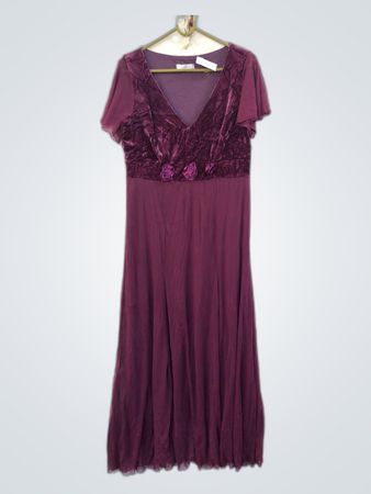 Wine Colored Evening Dress