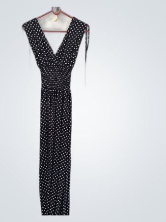 Black Polka Dot Jumpsuit