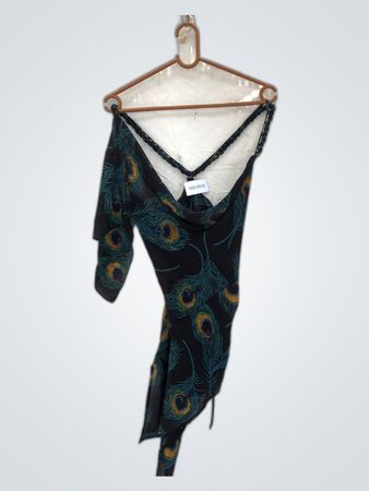 NSD Peacock Print Halter Top