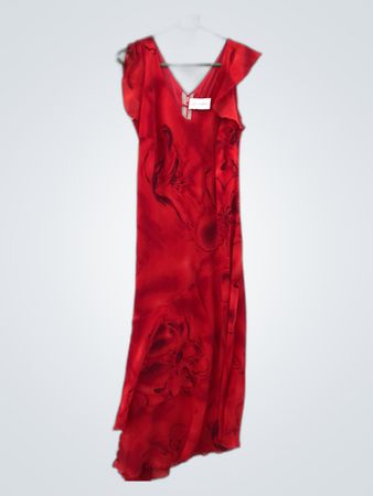 Red Floral Dress