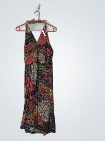 Long Paisley Dress