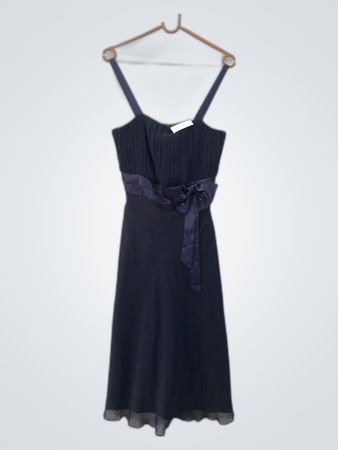 Unbranded Navy Sleeveless Midi Dress