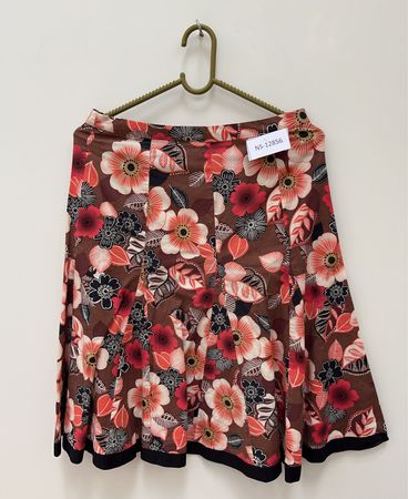 Dressbarn Floral Pleated Mini Skirt