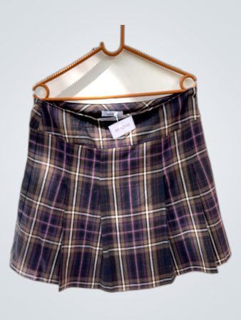 Yessica Plaid Skirt