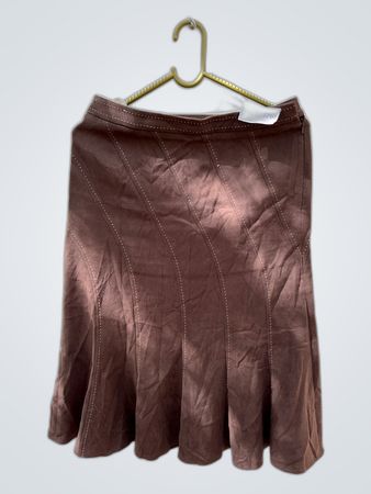 Next Brown Suede Mini Skirt