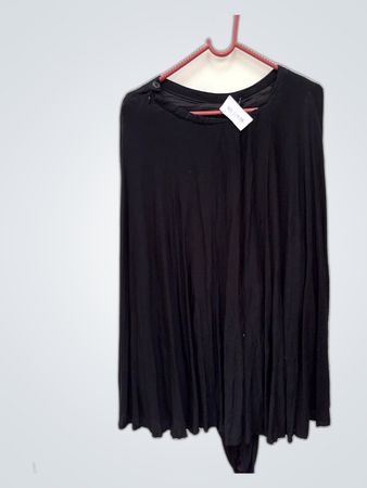 Black Pleated Top