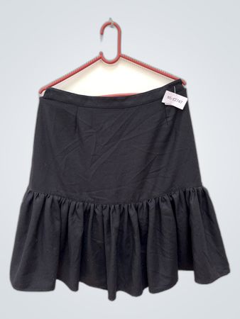 Black Ruffled Skirt