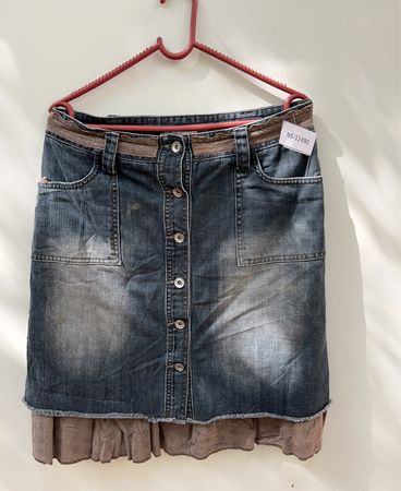 Nothing Else Denim Mini Skirt