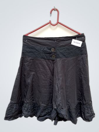 Black Ruffled Skirt