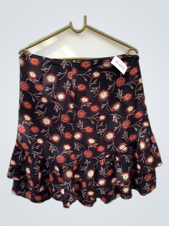 Floral Ruffled Skirt