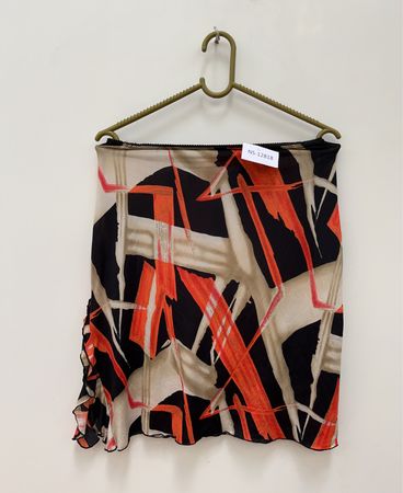 Women's Abstract Print Skirt