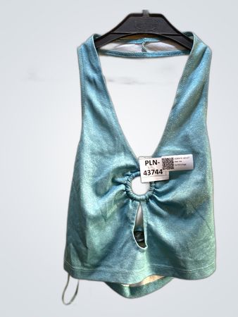 Blue Fabric Top