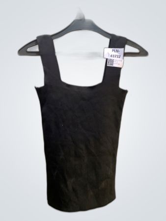 Unbranded Black Square Neck Tank Top