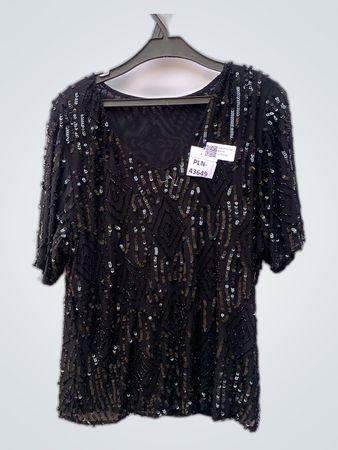 Black Sequin Top