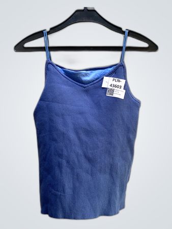 Unbranded Blue Corduroy Cami Top