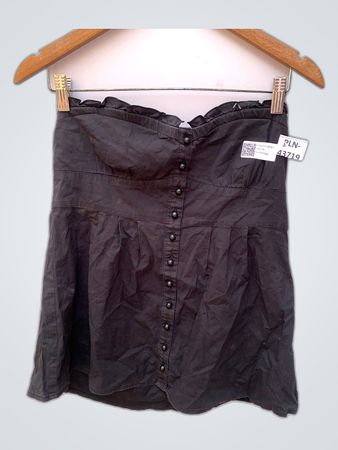 Black Skirt with Buttons