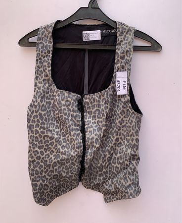 NICOWA Leopard Print Vest