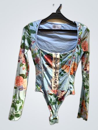 Floral Long Sleeve Bodysuit