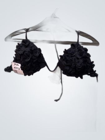 Black Floral Bralette