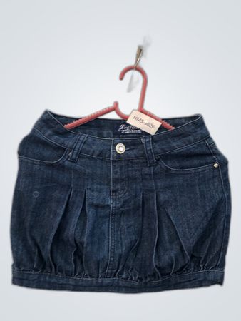 Lestandard Denim Mini Skirt