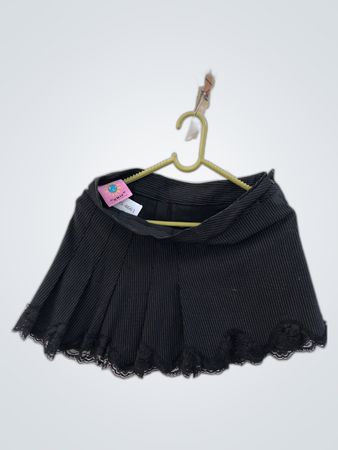 UNIF Black Pinstripe Skirt