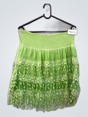Green Ruffled Top
